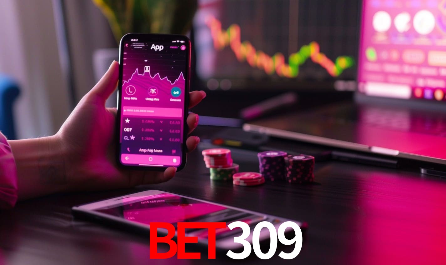 Comparação APP mobile vs versão web da BET309